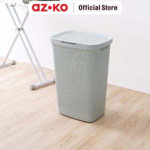 AZKO Ezy Storage Keranjang Laundry Mode - Hijau Tempat Baju Pakaian Kotor Wadah Cucian Laundry Basket Perlengkapan Rumah Tangga