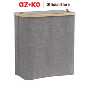AZKO Stora Keranjang Laundry Tempat Baju Pakaian Kotor Wadah Cucian Laundry Basket Perlengkapan Rumah Tangga