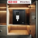 AZKO Krisbow Griffin Brankas Tahan Api 091Slbt - Hitam Fire Safe Brangkas Safety Box Tempat Barang Berharga Berangkas