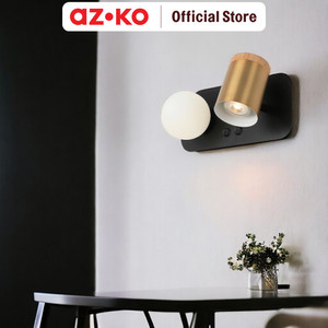 AZKO Eglare Anelli Lampu Dinding Wall Lamp Light Lampu Tembok Metal Penerangan Indoor Lampu Dekorasi