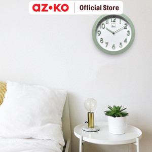 AZKO Arthome Riley Jam Dinding Booster Wall Clock Jam Tembok Analog Aesthetic Dekorasi Rumah Hiasan Dinding