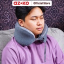 AZKO Travel Sentry Bantal Leher Travel Full Comfort Neck Cushion Travel Bantal Mobil U-Neck Car Pillow Sandaran Leher