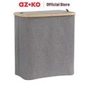 AZKO Stora Keranjang Laundry Tempat Baju Pakaian Kotor Wadah Cucian Laundry Basket Perlengkapan Rumah Tangga