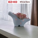 AZKO Arthome Tanaman Artifisial Sukulen Dengan Pot Anima Dino Tumbuhan Tanaman Buatan Dekorasi Plant Sintetis Pajangan Rumah Serbaguna Hiasan Properti Foto