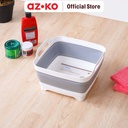 AZKO Proclean 9 ltr Ember Lipat - Abu-Abu Bak Air Serbaguna Multifunctional Bucket Perlengkapan Rumah Tangga