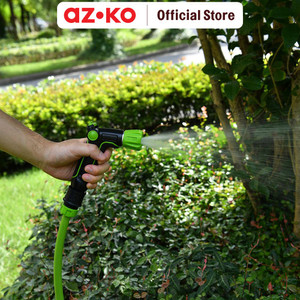 AZKO Yardsmith Kepala Selang Adjustable Flow Control Aluminium Head Nozzle Garden Hose Head Semprotan Selang Taman