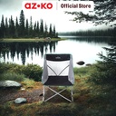 AZKO Soleil Hunter Kursi Lipat Moon - Abu-Abu/Hitam Multifunctional Foldable Chair Tempat Duduk Serbaguna Kursi Piknik Bangku Kemah