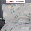 AZKO Sleeplite Seprai Microfiber Flower Layla Sprei Motif Seprai Aesthetic Seprei Sheet Set Bed Sheet Aksesoris Tempat Tidur Set Sarung Bantal Sarung Guling Set Bed Cover