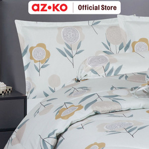 AZKO Sleeplite Seprai Microfiber Flower Ellie Sprei Motif Seprai Aesthetic Seprei Sheet Set Bed Sheet Aksesoris Tempat Tidur Set Sarung Bantal Sarung Guling