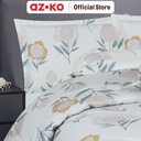 AZKO Sleeplite Seprai Microfiber Flower Ellie Sprei Motif Seprai Aesthetic Seprei Sheet Set Bed Sheet Aksesoris Tempat Tidur Set Sarung Bantal Sarung Guling