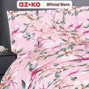 AZKO Sleeplite Seprai Microfiber Flower Clara Sprei Motif Seprai Aesthetic Seprei Sheet Set Bed Sheet Aksesoris Tempat Tidur Set Sarung Bantal Sarung Guling