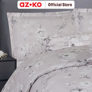 AZKO Sleeplite Seprai Microfiber Flower Ava Sprei Motif Seprai Aesthetic Seprei Sheet Set Bed Sheet Aksesoris Tempat Tidur Set Sarung Bantal Sarung Guling