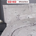 AZKO Sleeplite Seprai Microfiber Flower Ava Sprei Motif Seprai Aesthetic Seprei Sheet Set Bed Sheet Aksesoris Tempat Tidur Set Sarung Bantal Sarung Guling