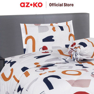 AZKO Sleeplite Seprai Microfiber Abstrak Sprei Motif Seprai Aesthetic Seprei Sheet Set Bed Sheet Aksesoris Tempat Tidur Set Sarung Bantal Sarung Guling Bedcover
