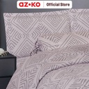 AZKO Sleeplite Seprai Microfiber Abstrak Amelia Sprei Polos Seprai Aesthetic Seprei Sheet Set Bed Sheet Aksesoris Tempat Tidur Set Sarung Bantal Sarung Guling