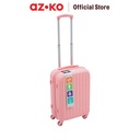AZKO Supercase Pudding Koper Abs Tsa Lock Hardcase Luggage Koper Bagasi Dengan Tsa Tas Jalan-Jalan Travel Bag Tas Roda