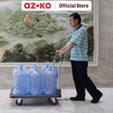 AZKO Maxbuilt Troli Barang Foldable 400 kg - Abu-Abu Alat Pengangkut Barang Dengan Roda Wheels Cart Troli Kardus Box Perlengkapan Industri