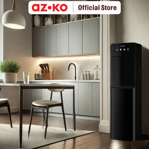 AZKO Klaz Dispenser Air Bottom Loading Te Touch - Hitam Tabung Air Minum Galon Bawah Elektronik Rumah Tangga Perlengkapan Rumah