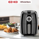 AZKO Kris 2.4 ltr Air Fryer - Hitam Alat Masak Goreng Pembuat Makanan Penggoreng Tanpa Minyak Elektronik Dapur