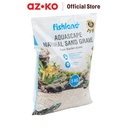 AZKO Fishland 5 kg Pasir Kerikil Alami Aquarium White Beach 2-4 Mm Pasir Aquascape Aquarium Dekorasi Akuarium Ikan Media Tanam Aquascape