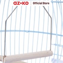 AZKO Cavea 38.5X40 cm Honai Kandang Burung Small - Biru Rumah Burung Sangkar Burung Besi Bird Cage Kebutuhan Hewan Peliharaan