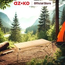 AZKO Soleil Massive Meja Lipat Aluminium - Krem Beige Meja Serbaguna Folding Table Multifunctional Foldable Desk Picnic Table Furniture House