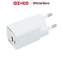 AZKO Sovox Kepala Charger Type A & Type C 30 Watt Head Charger Kepala Casan Colokan Adapter Casan Perlengkapan Elektronik Gadget Accessories