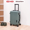 AZKO Legend Walker 21 inci Challenger Trunk Koper Pc Tsa Lock - Hijau Hardcase Luggage Koper Kabin Dengan Tsa Tas Jalan-Jalan Travel Bag Tas Roda