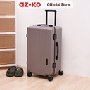 AZKO Legend Walker 26 inci Challenger Trunk Koper Pc Tsa Lock - Cokelat Mocha Hardcase Luggage Koper Bagasi Dengan Tsa Tas Jalan-Jalan Travel Bag Tas Roda
