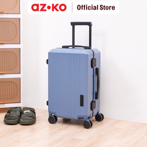 AZKO Legend Walker 21 inci Challenger Trunk Koper Pc Tsa Lock - Biru Hardcase Luggage Koper Kabin Dengan Tsa Tas Jalan-Jalan Travel Bag Tas Roda