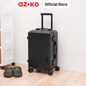 AZKO Legend Walker 21 inci Challenger Trunk Koper Pc Tsa Lock - Hitam Hardcase Luggage Koper Kabin Dengan Tsa Tas Jalan-Jalan Travel Bag Tas Roda