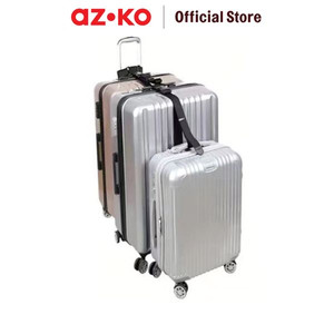 AZKO Passport Tali Pengikat Koper - Hitam Luggage Straps Pengikat Koper Aksesoris Suitcase