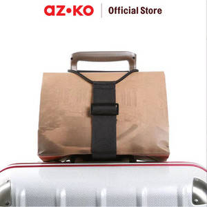 AZKO Passport Tali Pengikat Koper Untuk Tas - Hitam Luggage Straps Pengikat Koper Dan Tas Aksesoris Suitcase