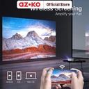 AZKO Klaz Proyetor 1080P Android Version P1 - Hitam Proyektor Portabel Elektronik Rumah Tangga Alat Presentasi