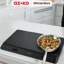 AZKO Kris Kompor Listrik Double 350 Watt - Hitam Electric Stove Kompor Elektrik 2 Tungku Perlengkapan Dapur Alat Masak