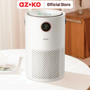 AZKO Kris 10 M2 Air Purifier Rechargeable - Putih Penjernih Udara Alat Penyaring Pembersih Udara Elektronik Rumah Tangga Air Cleaner