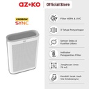 AZKO Krisbow Sync 79 M2 Smart Air Purifier Cadr 660M3/Jam - Putih Penjernih Pemurni Udara Pintar Alat Penyaring Pembersih Udara Elektronik Rumah Tangga Air Cleaner