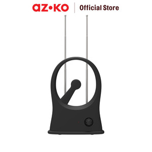 AZKO Krisbow Antena Tv Indoor Uvr-Av212 - Hitam Television Antenna Aksesoris Tv Pencari Sinyal Saluran Televisi Antena Dalam Ruangan