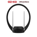 AZKO Krisbow Antena Tv Indoor Clarion 4 - Hitam Television Antenna Aksesoris Tv Pencari Sinyal Saluran Televisi Antena Dalam Ruangan