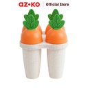 AZKO Ataru Cetakan Es Lilin Carrot Pencetak Es Krim Food Grade Ice Mould Perlengkapan Masak