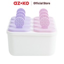 AZKO Ataru Cetakan Es Lilin - Ungu/Pink Pencetak Es Krim Food Grade Ice Mould Perlengkapan Masak