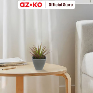AZKO Forhom Tanaman Artifisial Agave Dengan Pot Random Tumbuhan Tanaman Buatan Dekorasi Plant Sintetis Pajangan Rumah Serbaguna Hiasan Properti Foto