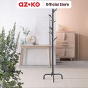 AZKO Stora Gantungan Pakaian Standing - Abu-Abu Stand Hanger Gantungan Baju Berdiri Clothes Organizer Standing Clothing Rack