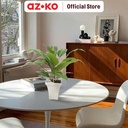 AZKO Forhom Tanaman Artifisial Dieffenbachia Dengan Pot - Hijau Tumbuhan Tanaman Buatan Dekorasi Plant Sintetis Pajangan Rumah Serbaguna Hiasan Properti Foto