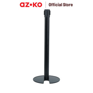 AZKO Tiang Tali Antrian Stackable Thin Base Dengan Tali - Biru Handrail Tiang Pembatas Antrean Pembatas Antrean Dengan Tali