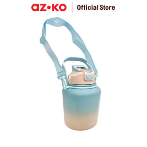 AZKO Ataru 1.1 ltr Joy Botol Vacuum Flask - Biru Soft Tumbler Termos Minuman Tempat Air Minum Panas Dingin Water Bottle Food Grade Perlengkapan Minum