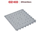 AZKO Forhom 30X30 cm Set 6 Pcs Tile Deck 0.54M2 - Abu-Abu Decking Tile Lantai Bongkar Pasang Instalasi Lantai Aksesoris Bangunan Rumah Aksesoris Teras
