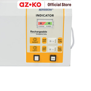 AZKO Powerlite Lampu Darurat Twin-Spot 5038R Emergency Lamp Lampu Camping Portable Travel Light Lampu Cadangan