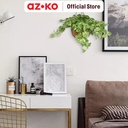 AZKO Forhom Tanaman Artifisial Gantung Rohdea Dengan Pot Keranjang Tumbuhan Tanaman Buatan Dekorasi Plant Sintetis Pajangan Rumah Serbaguna Hiasan Properti Foto