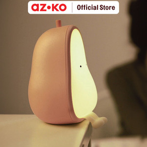 AZKO Eglare Lampu Tidur Rechargeable Pear - Pink Night Lamp Lucu Lampu Malam Serbaguna Sleep Light Penerangan Tidur